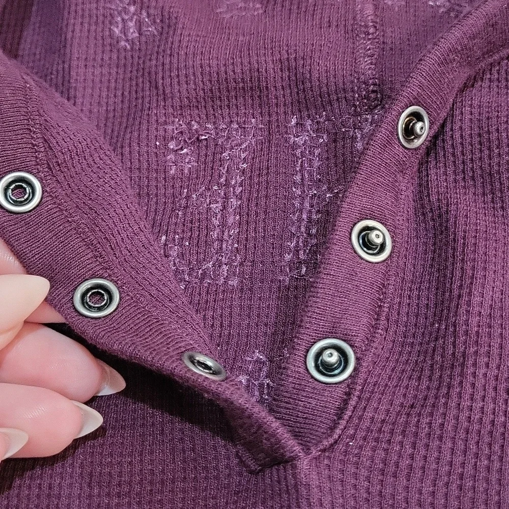 PINK Victoria's Secret Burgundy Pajama Onesie - Picture 9 of 14
